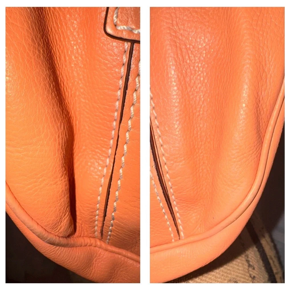 Marc Jacobs Classic Peach Leather Shoulder Bag - Picture 11 of 14